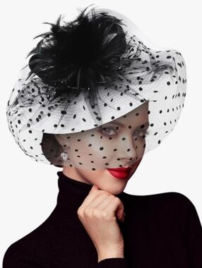 DRESHOW Fascinator Tea Party Hat